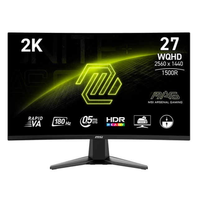Monitor MAG QHD Gaming MSI 27CQ6F | 27&quot; | 2560 x 1440 | 180 Hz | HDMI | Display Port