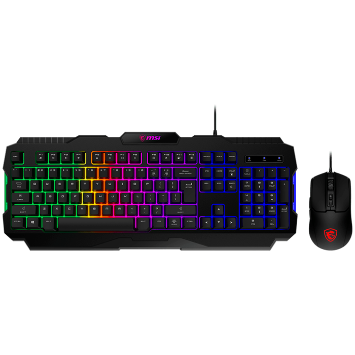Combo Gaming MSI Forge GK100 | Teclado/Mouse | USB 2.0