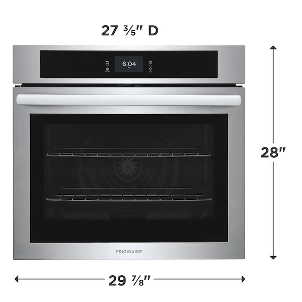 Horno Eléctrico Empotrable Frigidaire FCWS3027AS | 30&quot; | 5.3 Pies Cúbicos | Acero Inoxidable