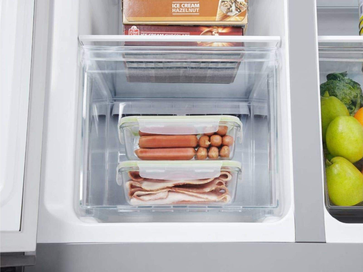 Refrigeradora Hisense RS3P428NEDA2 | Side by Side | 15.6 ft³ | Silver | Inverter