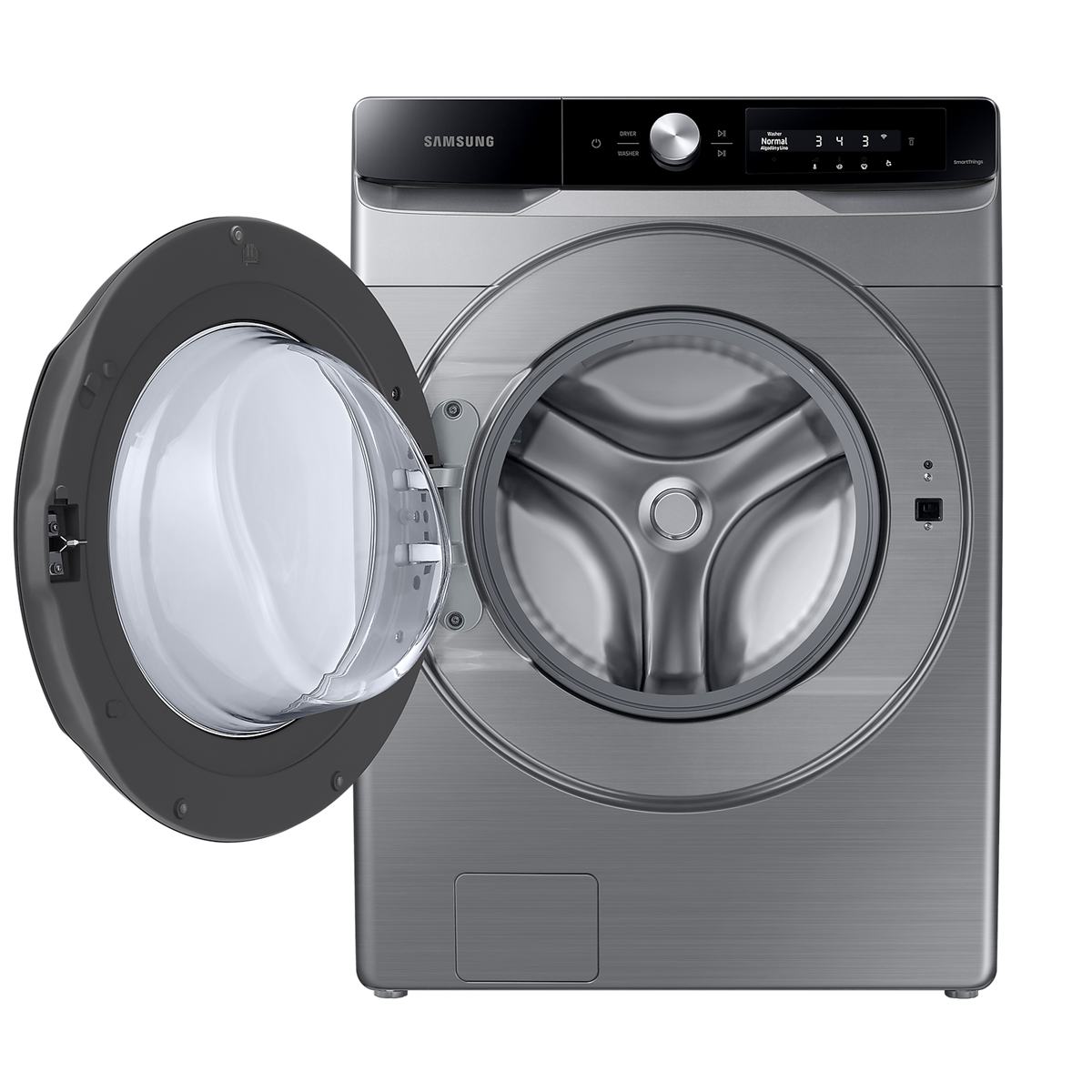 Lavadora Samsung WF22C6400AP | 22kg | Carga Frontal | Color Plateado