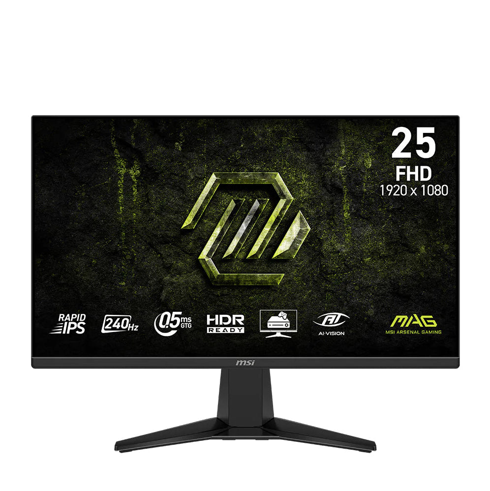Monitor Gaming MSI MAG 255F X24 | 25" | 1920x1080 | 240Hz | HDMI | DisplayPort