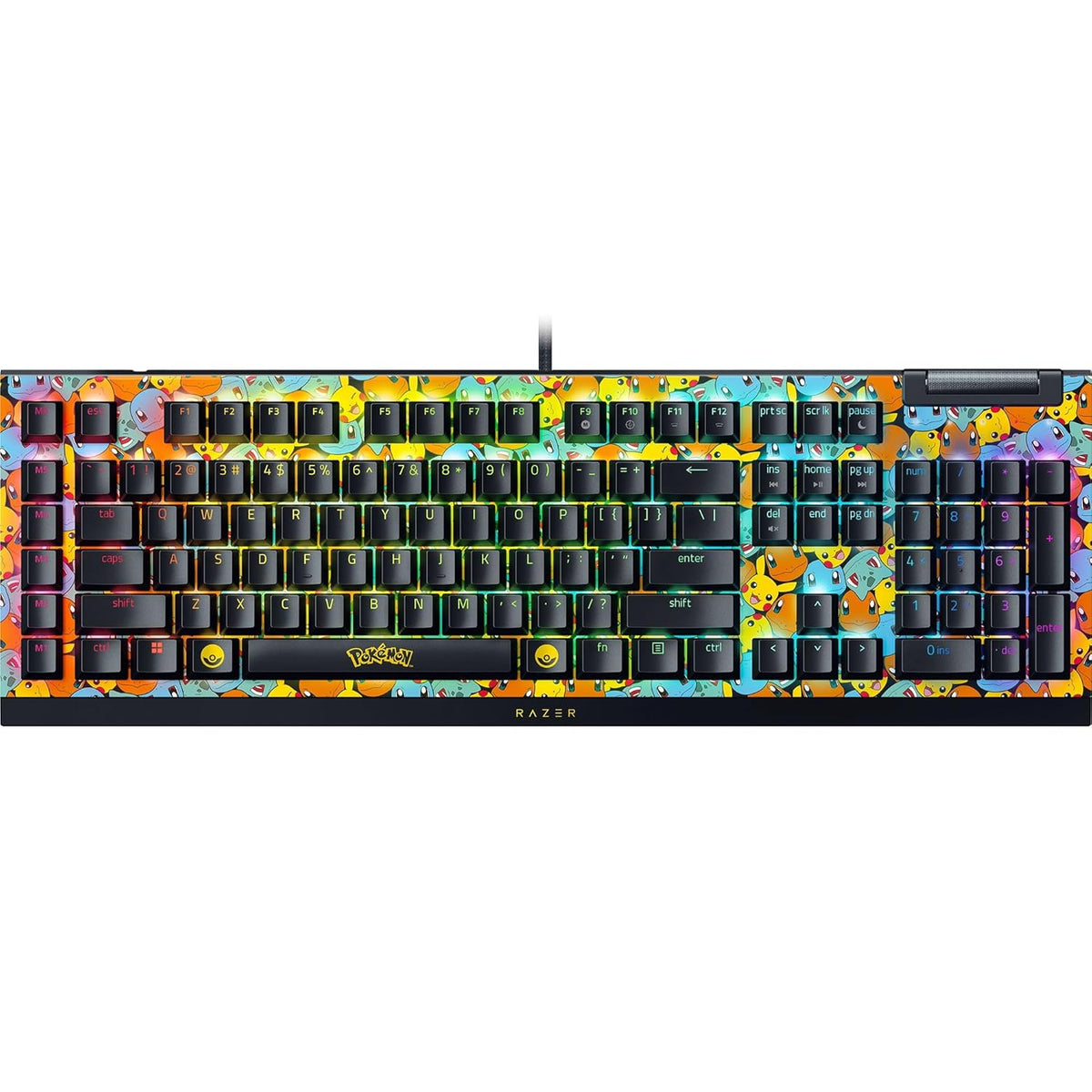 Teclado Razer BlackWidow V4X Pokémon Edition RZ03-04704200-R3M1 | Green Switch | Cableado