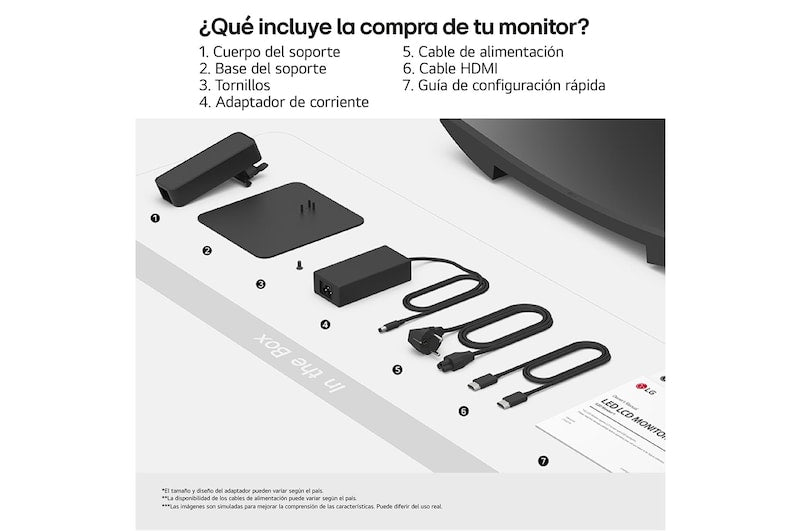 Monitor Curvo LG 27U421A | 27" | 1920x1080 | 100Hz | 1500:1 | HDMI | USB-C