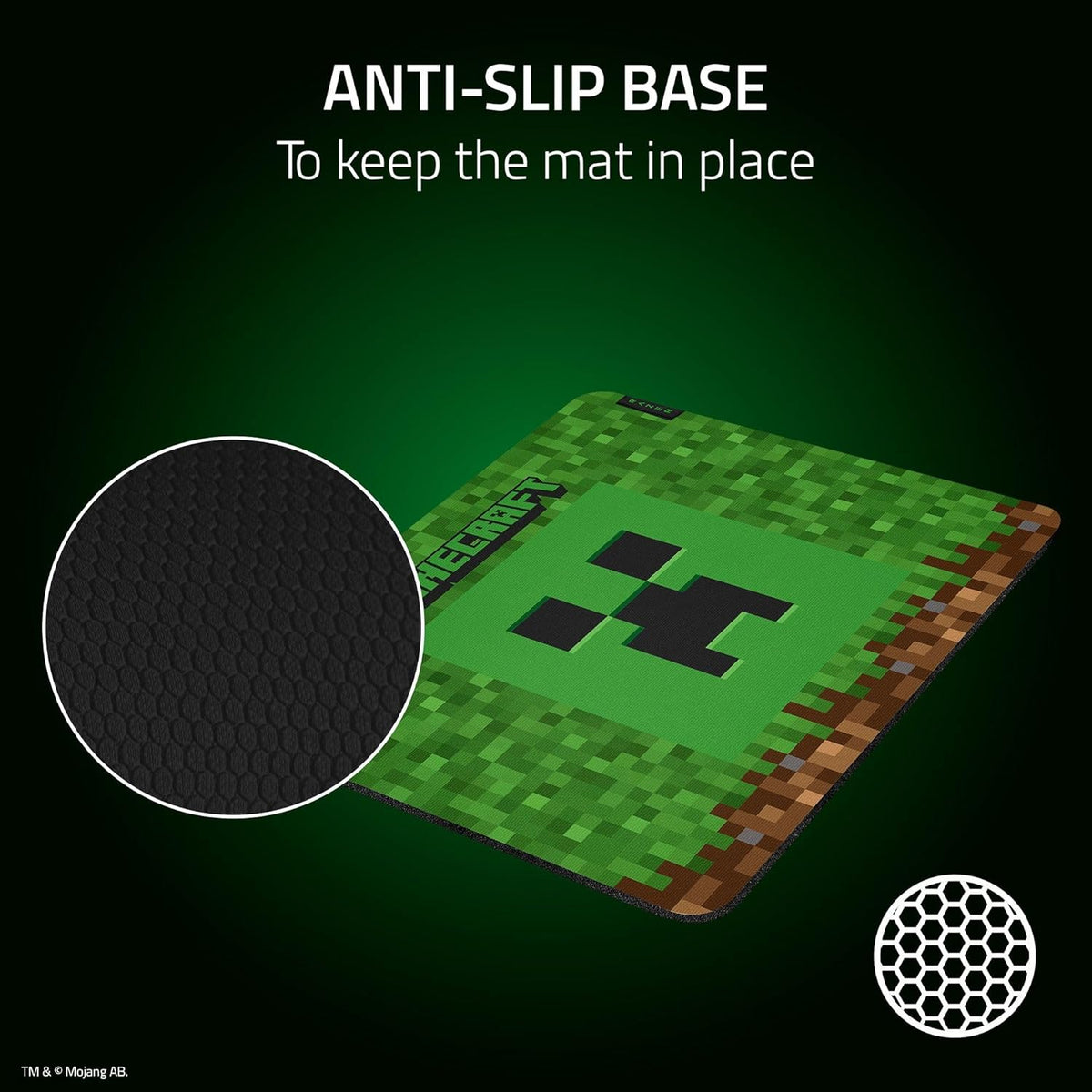 Mouse Pad Razer Gigantus V2 Minecraft Edition Mediano RZ02-03333800-R3M1