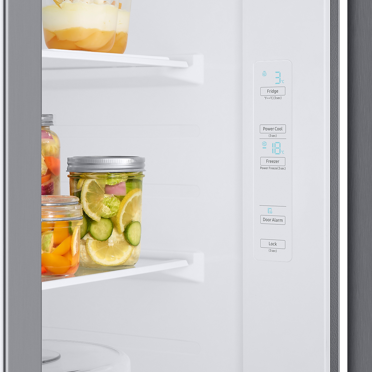 Refrigeradora Samsung RS23T5B00S9/AP | 23 pies cúbicos | Inverter | Side by Side