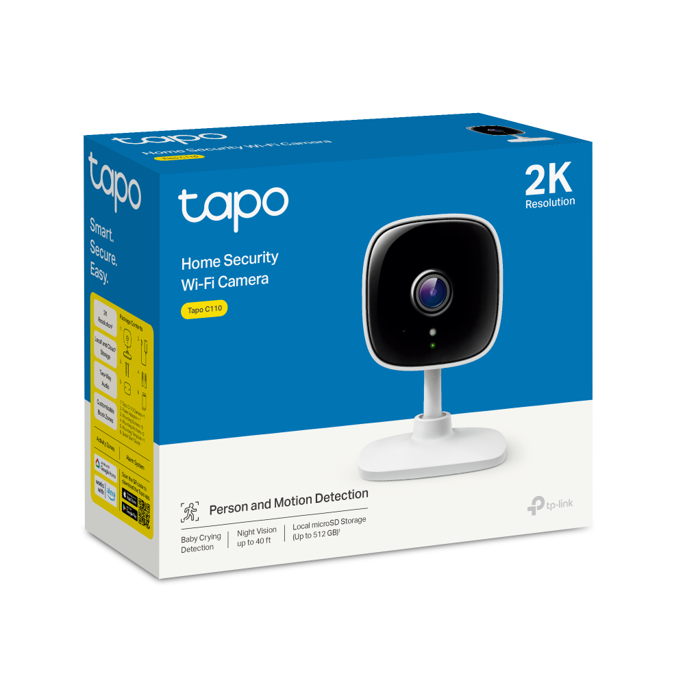 Cámara TP-Link Tapo C110 | WiFi Camera | Home Security