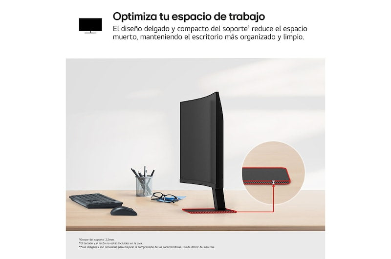 Monitor Curvo LG 27U421A | 27" | 1920x1080 | 100Hz | 1500:1 | HDMI | USB-C