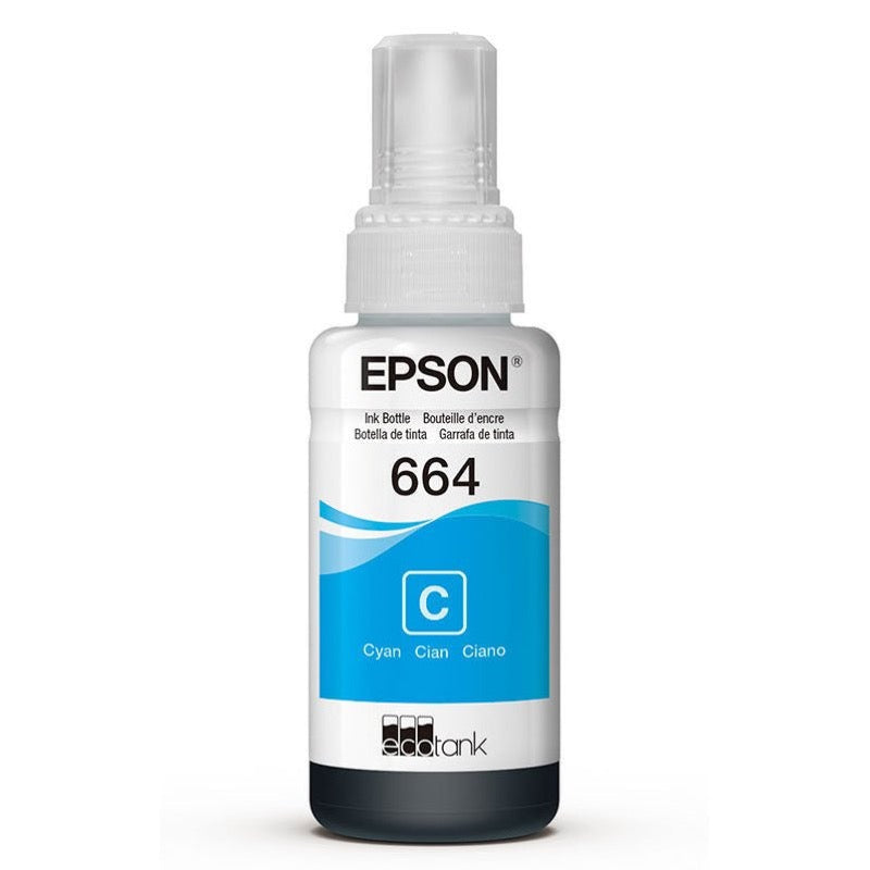 Tinta Epson 664 | Cian | Botella