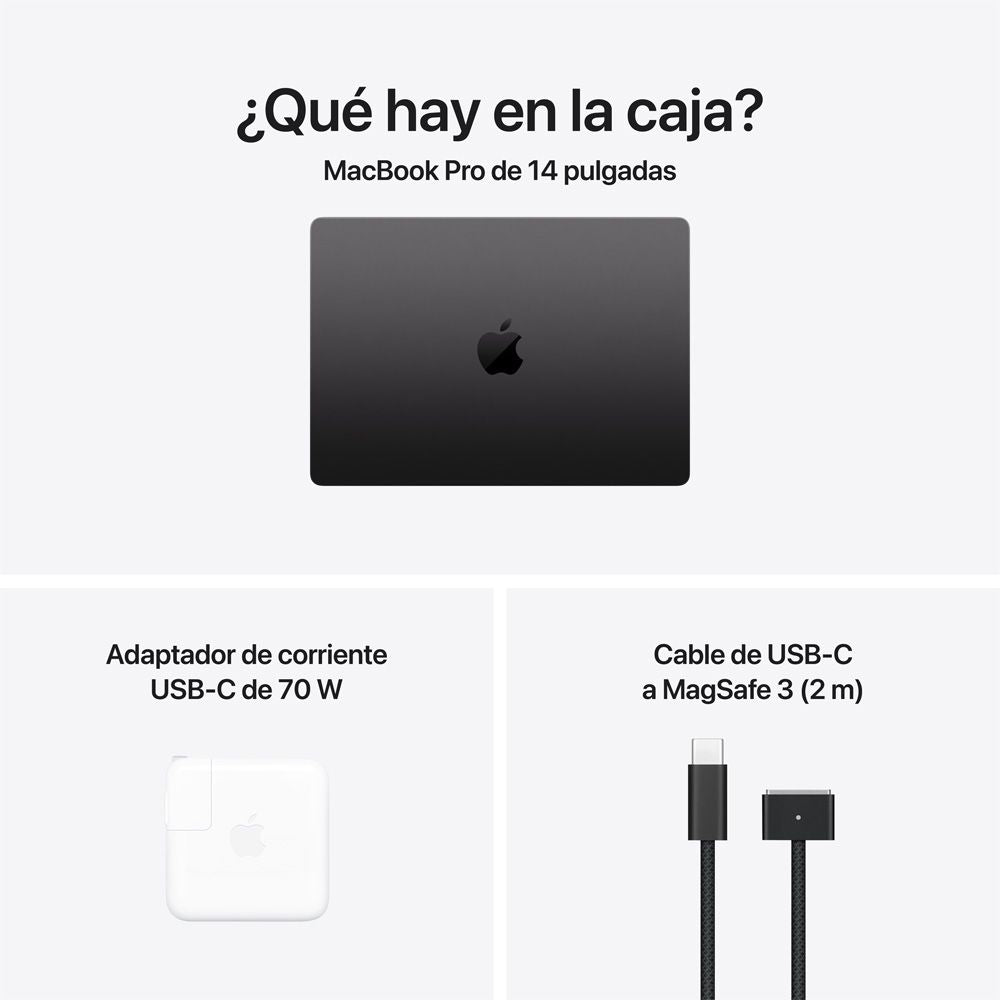 MacBook Pro | Apple M5 Pro 15 núcleos CPU | 24GB RAM | 2TB SSD | 14" | macOS