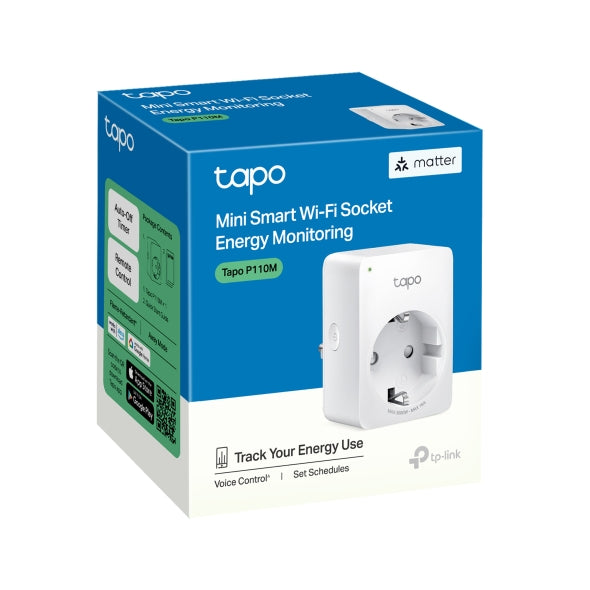 Enchufe TP-Link Tapo P110 | Mini Smart WiFi Plug | Energy Monitoring