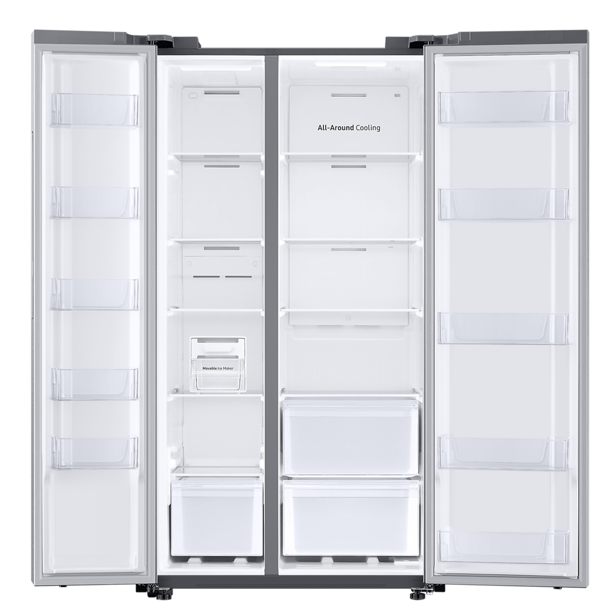 Refrigeradora Samsung RS23T5B00S9/AP | 23 pies cúbicos | Inverter | Side by Side