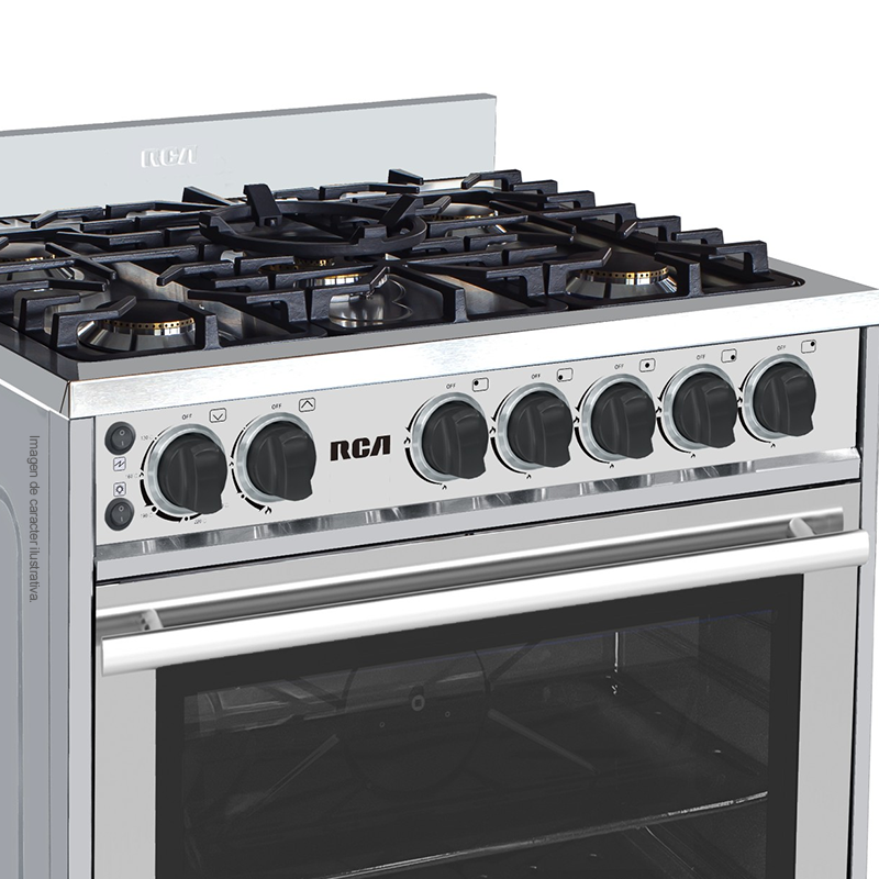 Estufa a Gas RCA RCCC8005F | 30" | Comercial
