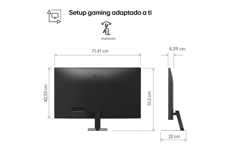 Monitor LG Smart UltraFine 32U701SB | 32" | 3840x2160 | 60Hz | 1500:1 | HDMI