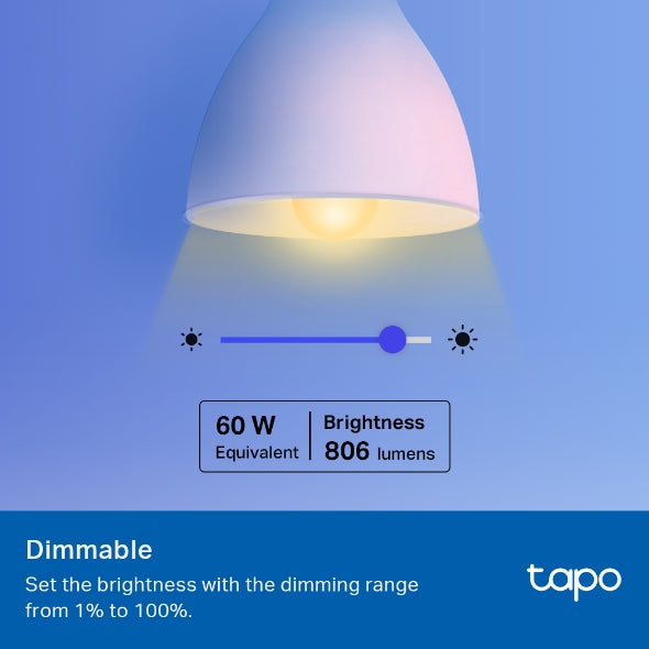 Bombillo TP-Link Tapo L530E | Smart WiFi Light Bulb | 2-Pack