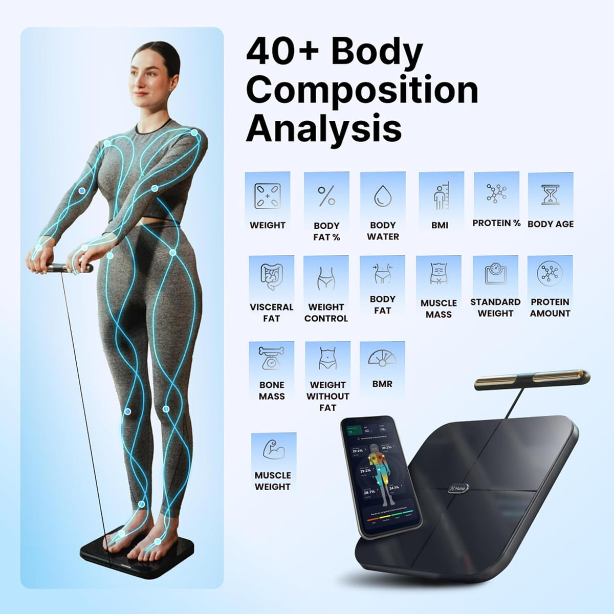 HumeHealth Body Pod | Pesa Inteligente de Monitoreo Corporal