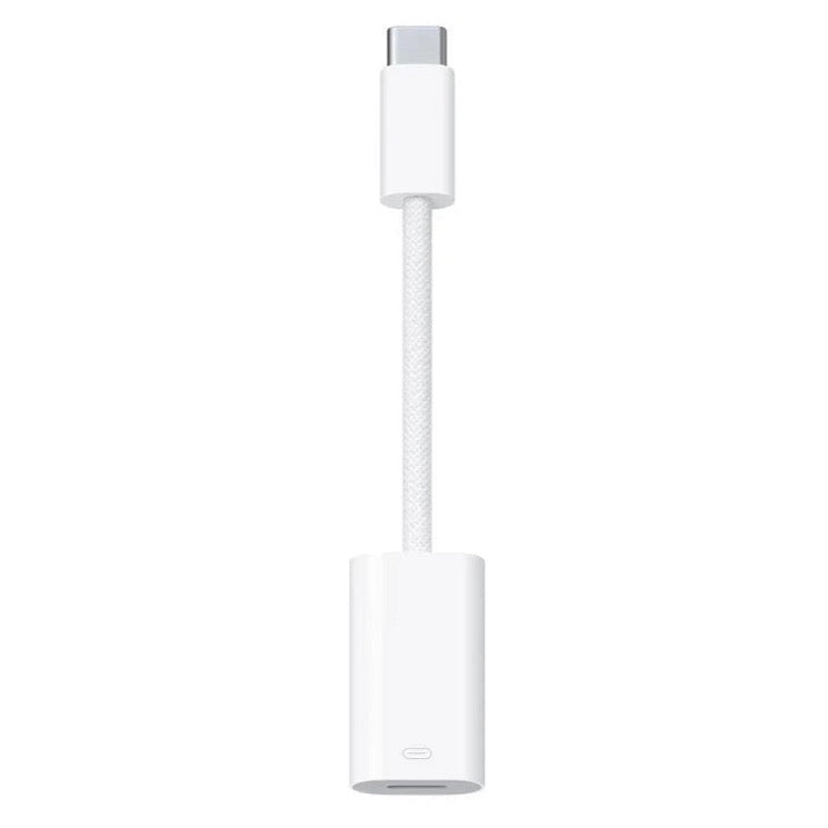 Adaptador Apple MUQX3AM/A | USB-C a Lightning | Color Blanco