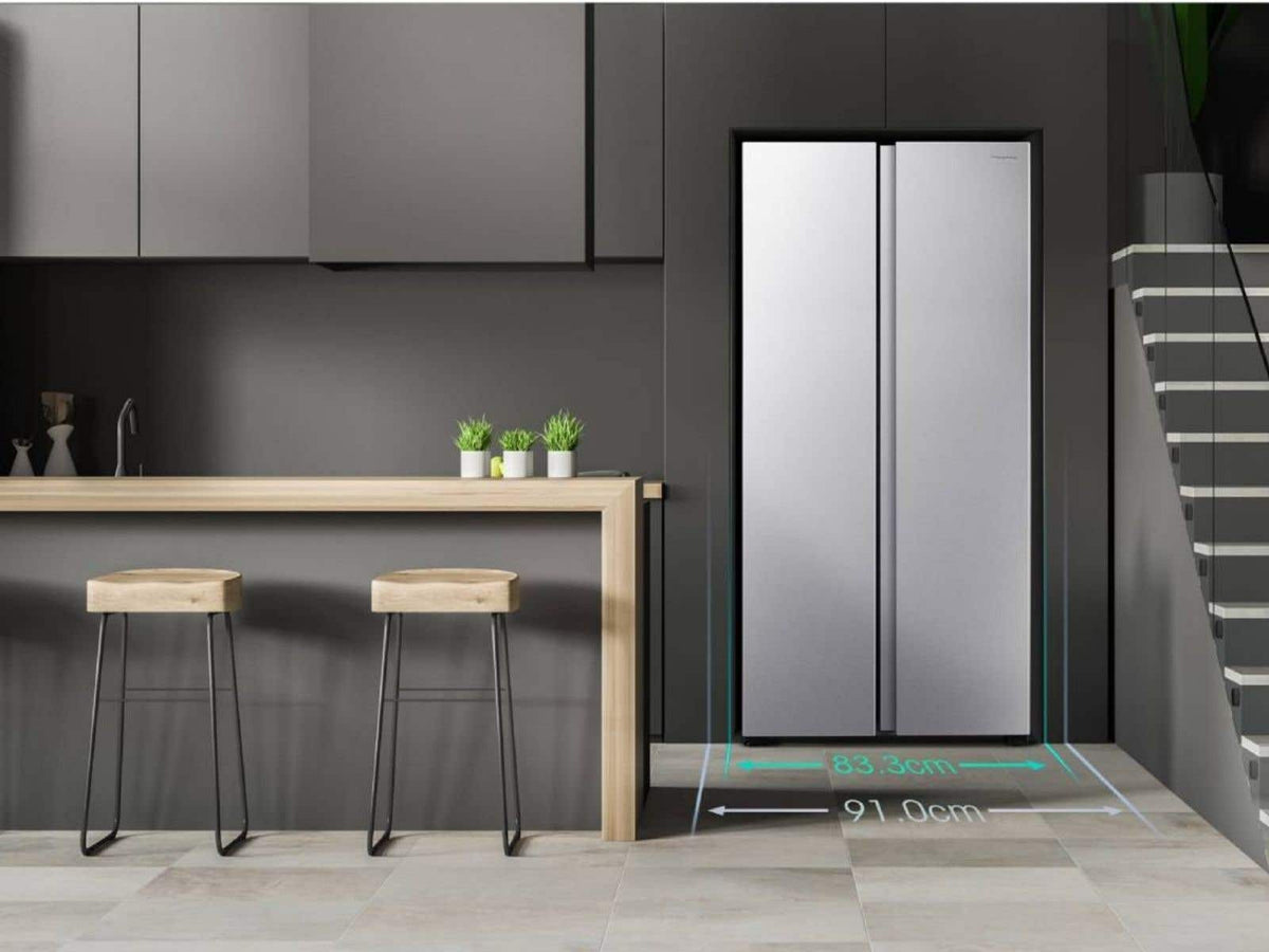 Refrigeradora Hisense RS3P428NEDA2 | Side by Side | 15.6 ft³ | Silver | Inverter