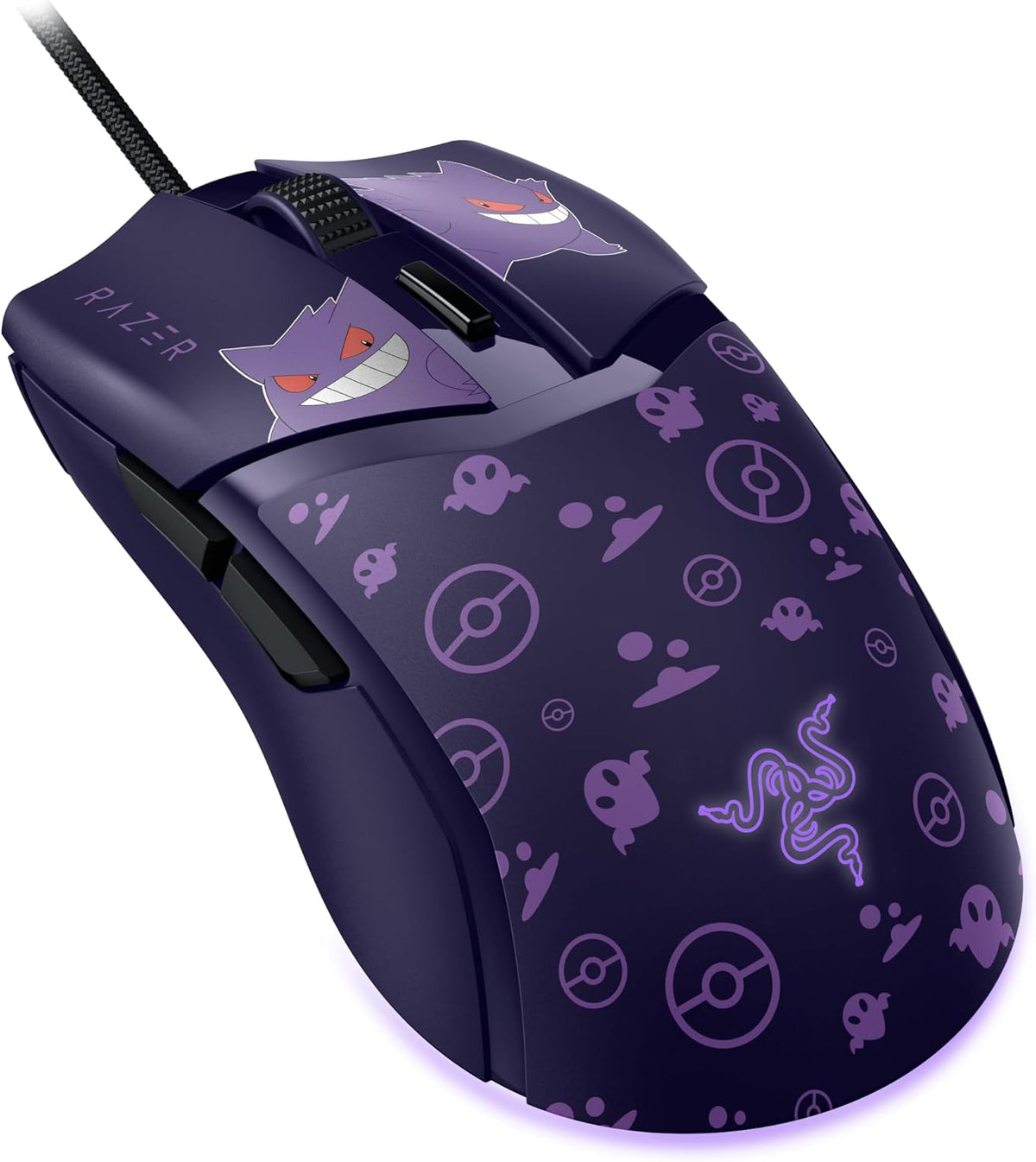 Mouse Razer Cobra Custom Pokemon Gengar Edition RZ01-04650700-R3M1 | Cableado