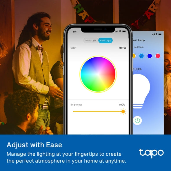 Bombillo TP-Link Tapo L530E | Smart WiFi Light Bulb | 2-Pack