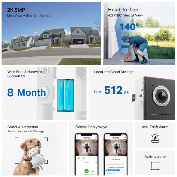 Videoportero TP-Link Tapo D235 | Video Doorbell