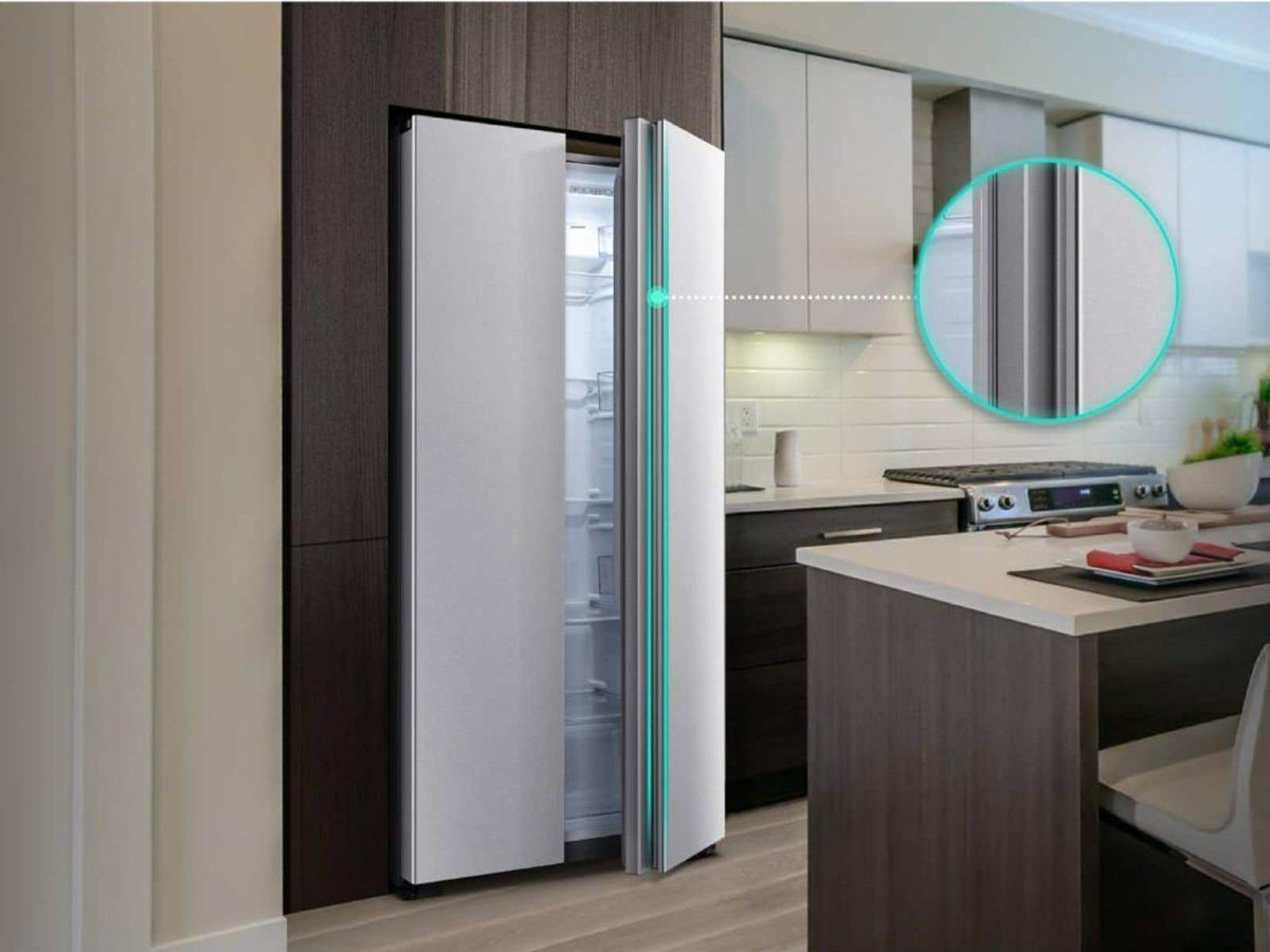 Refrigeradora Hisense RS3P428NEDA2 | Side by Side | 15.6 ft³ | Silver | Inverter