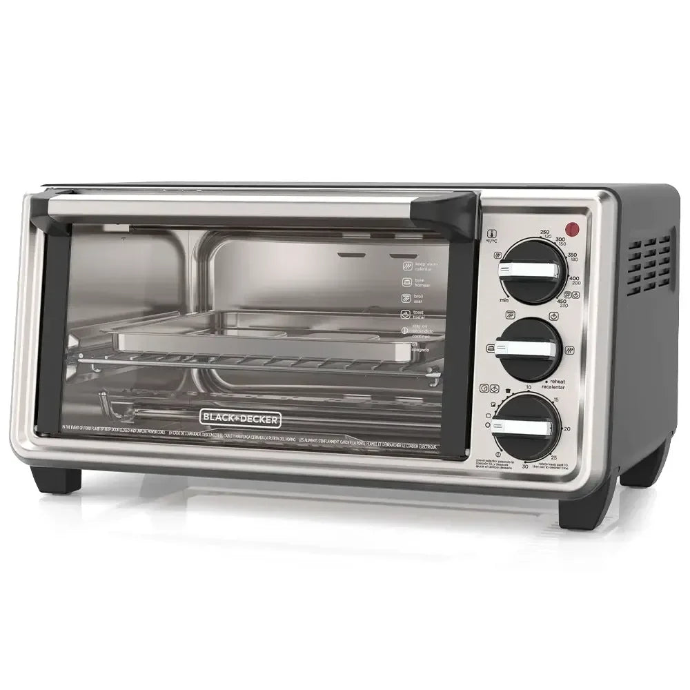 Tostahorno Black & Decker TO4130-0SDLA | 4 Rebanadas