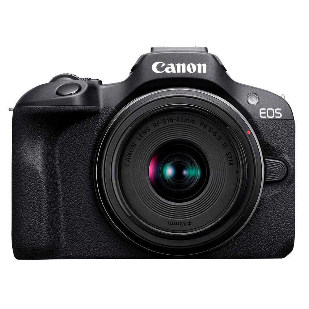 Cámara Canon EOS R100 Mirrorless | 24.1 MP | RF-S18-45MM | Wi-Fi | Bluetooth