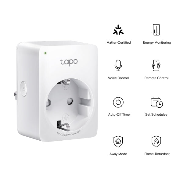 Enchufe TP-Link Tapo P110 | Mini Smart WiFi Plug | Energy Monitoring