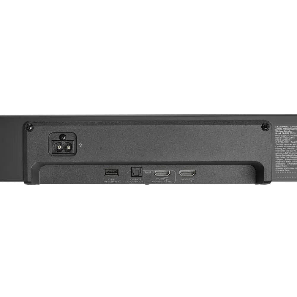 JBL Cinema SB595 | 440W | 3.1.2ch True Dolby Atmos | Subwoofer Inalámbrico | HDMI eARC | Bluetooth