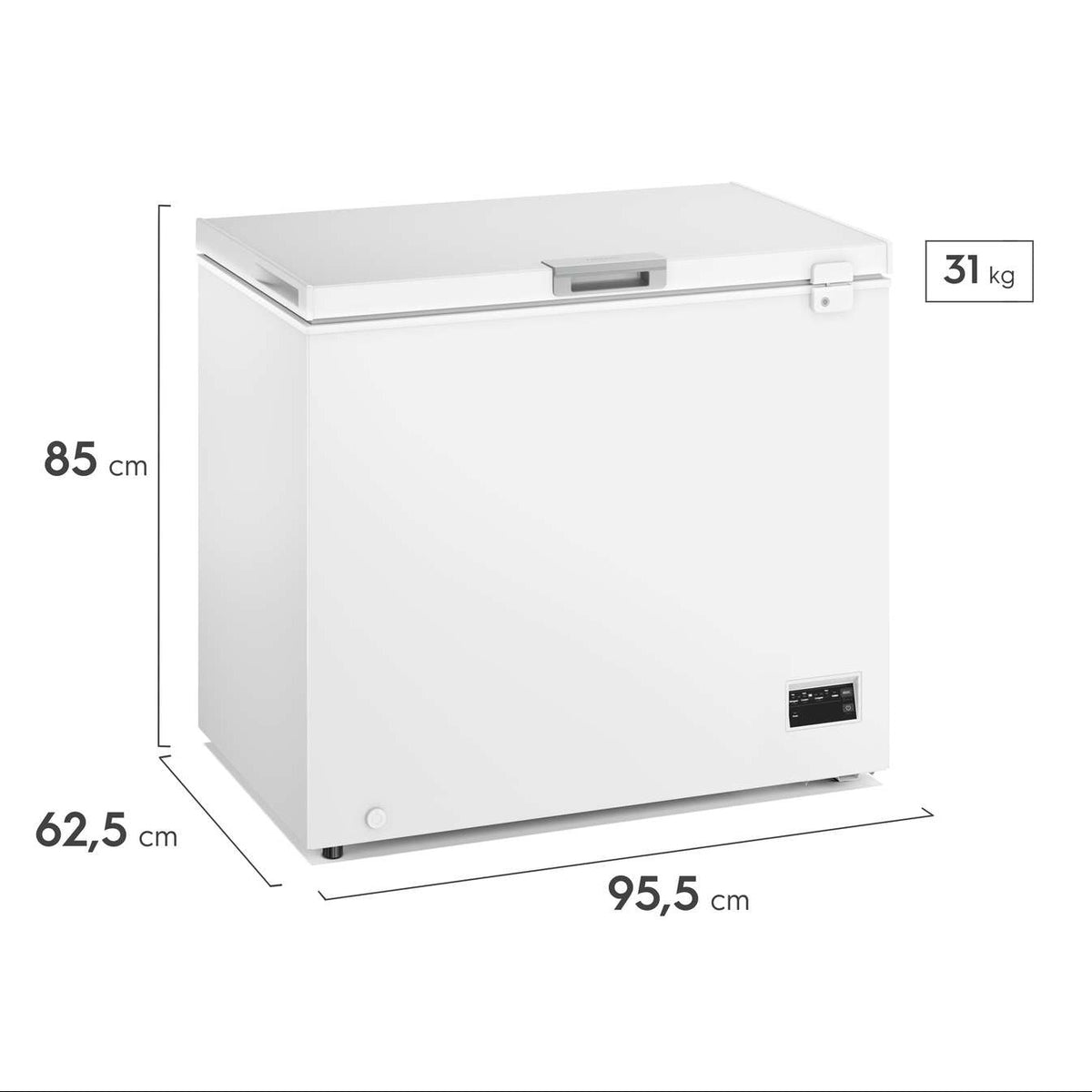 Congelador Horizontal Frigidaire FFH09S3N5AW | 9 Pies Cúbicos