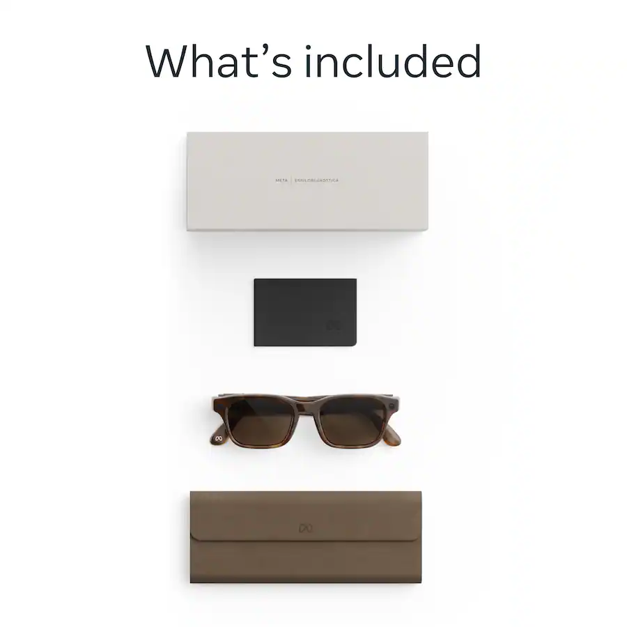 Meta Adventurer AI Glasses | Carey Clásico | Lentes Marrones
