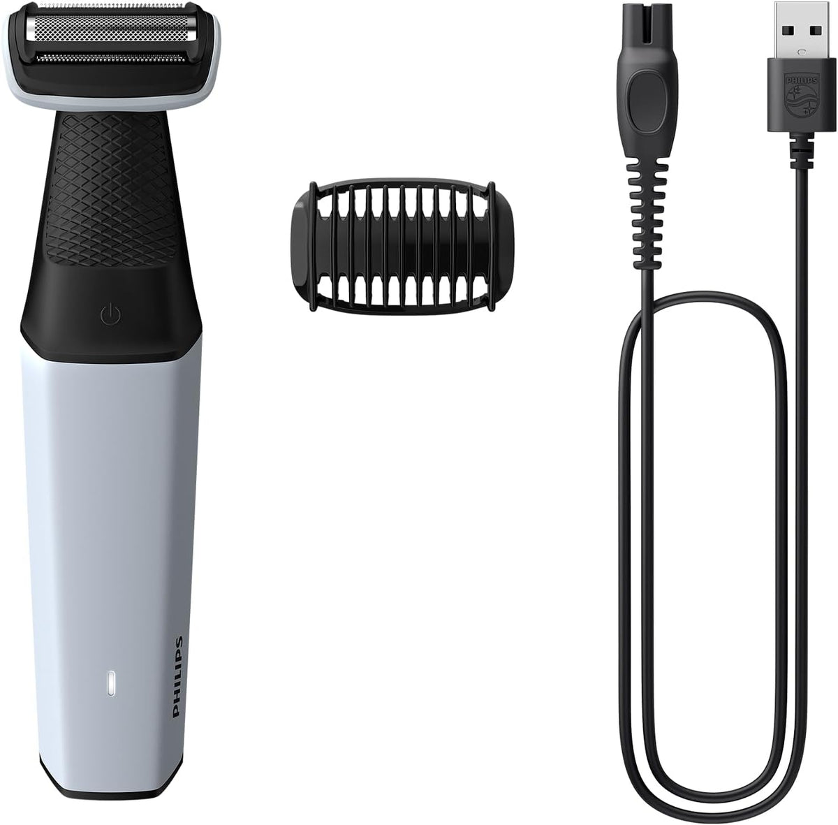 Afeitadora Philips Bodygroom Series 3000 | Afeitadora Corporal | Recortador Extraíble