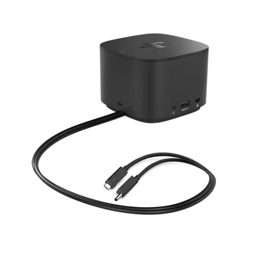 Docking Station Thunderbolt HP 3TR87UT | Cables Duales
