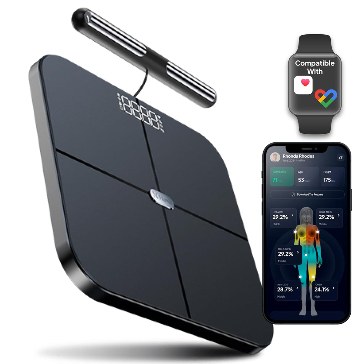 HumeHealth Body Pod | Pesa Inteligente de Monitoreo Corporal