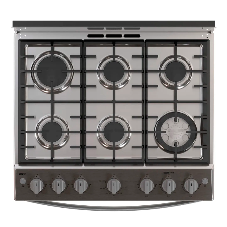 Estufa Whirlpool LWFR5050S | Gas | 30" | Gris | Air Fryer