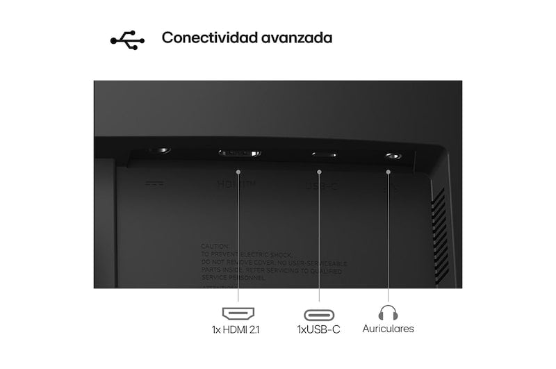 Monitor Curvo LG 27U421A | 27" | 1920x1080 | 100Hz | 1500:1 | HDMI | USB-C