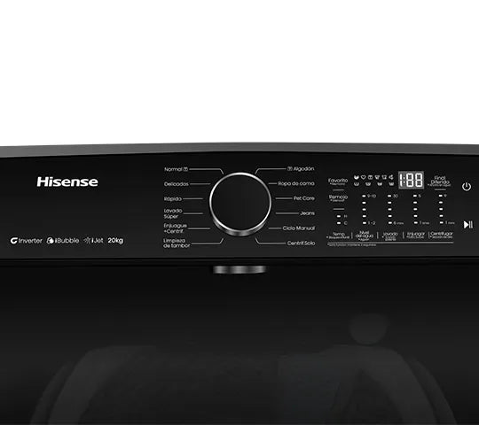 Lavadora Hisense WT5I2223DB | 22KG | Carga Superior
