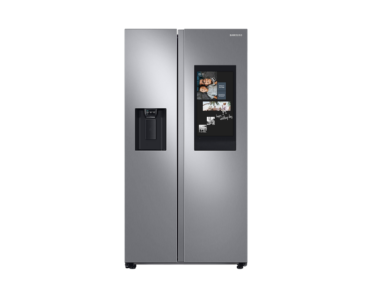 Refrigeradora Samsung RS22A5561S9 | 22 Pies Cubicos | Side By Side | Color Plateado
