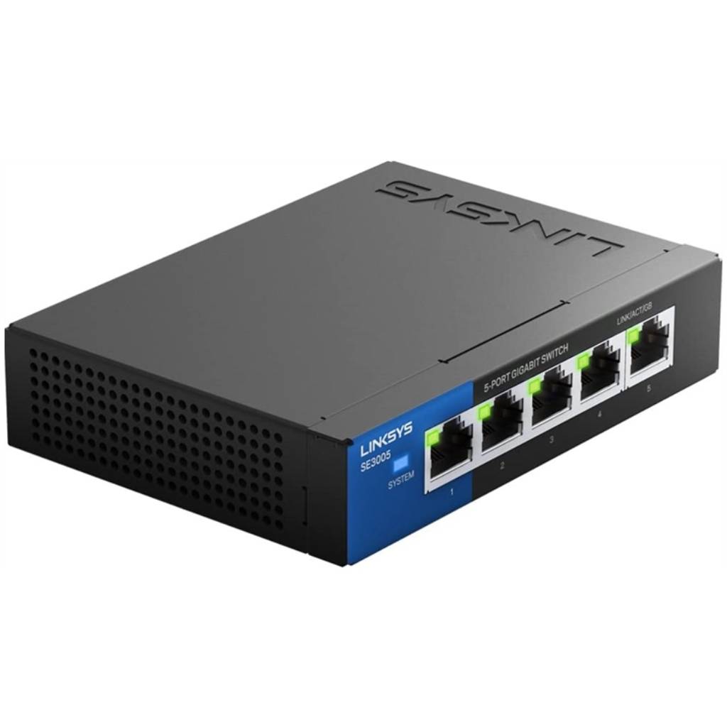 Switch Linksys SE3005 | 5 Puertos | Gigabit Ethernet