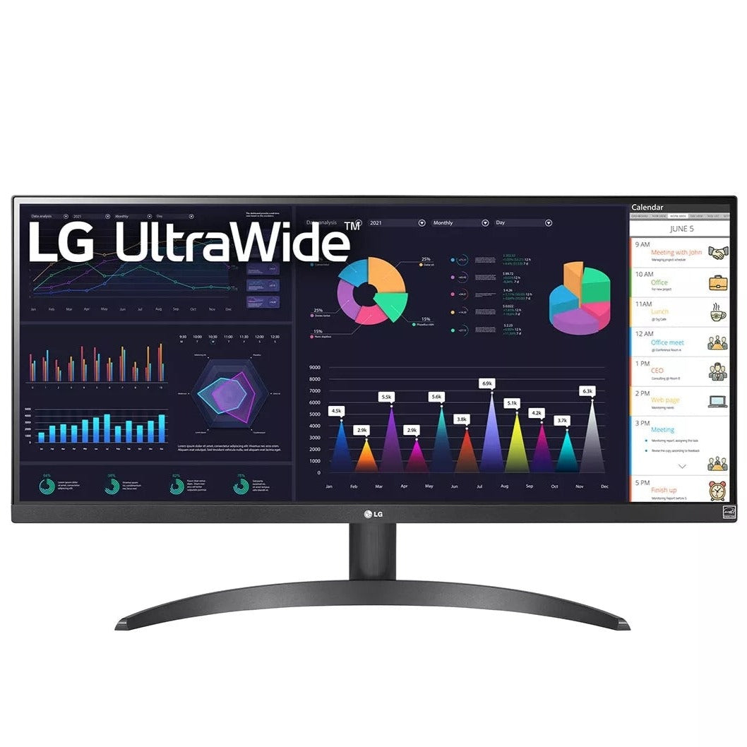 Monitor UltraWide Full HD de 29&quot; LG 29WQ500-B | 2560 x 1080 | AMD FreeSync | HDR10 | IPS | 100 Hz | HDMI | DisplayPort - Multimax
