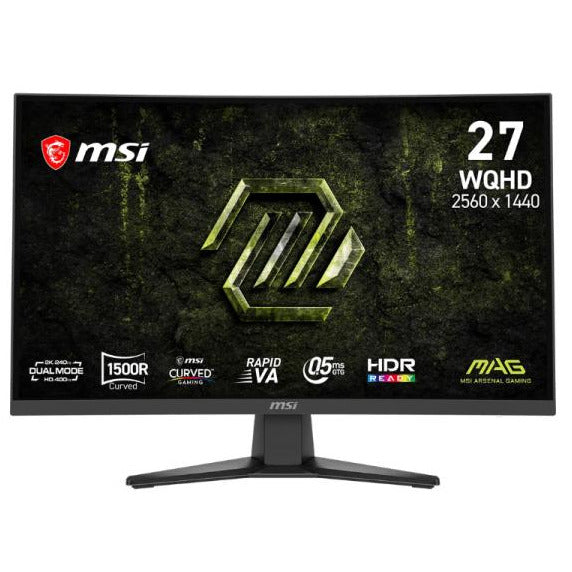 Monitor Gaming Curvo MSI MAG 275CQDF X24 | 27" | 2560x1440 | HDMI | DisplayPort