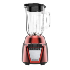 Licuadora Black & Decker  BL0876-2RDLA | 1.25 Litros | Jarra de Vidrio | Color Rojo Metálico