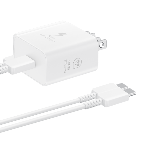 Cargador Samsung EP-T2510XWTGTW  | USB-C | Carga Rápida | Color Blanco