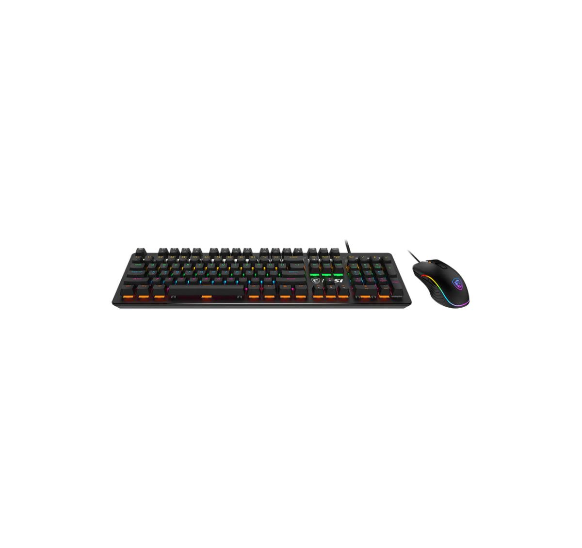 Combo Teclado/Mouse MSI Forge GK300 Mecanico | USB | Blue Switches