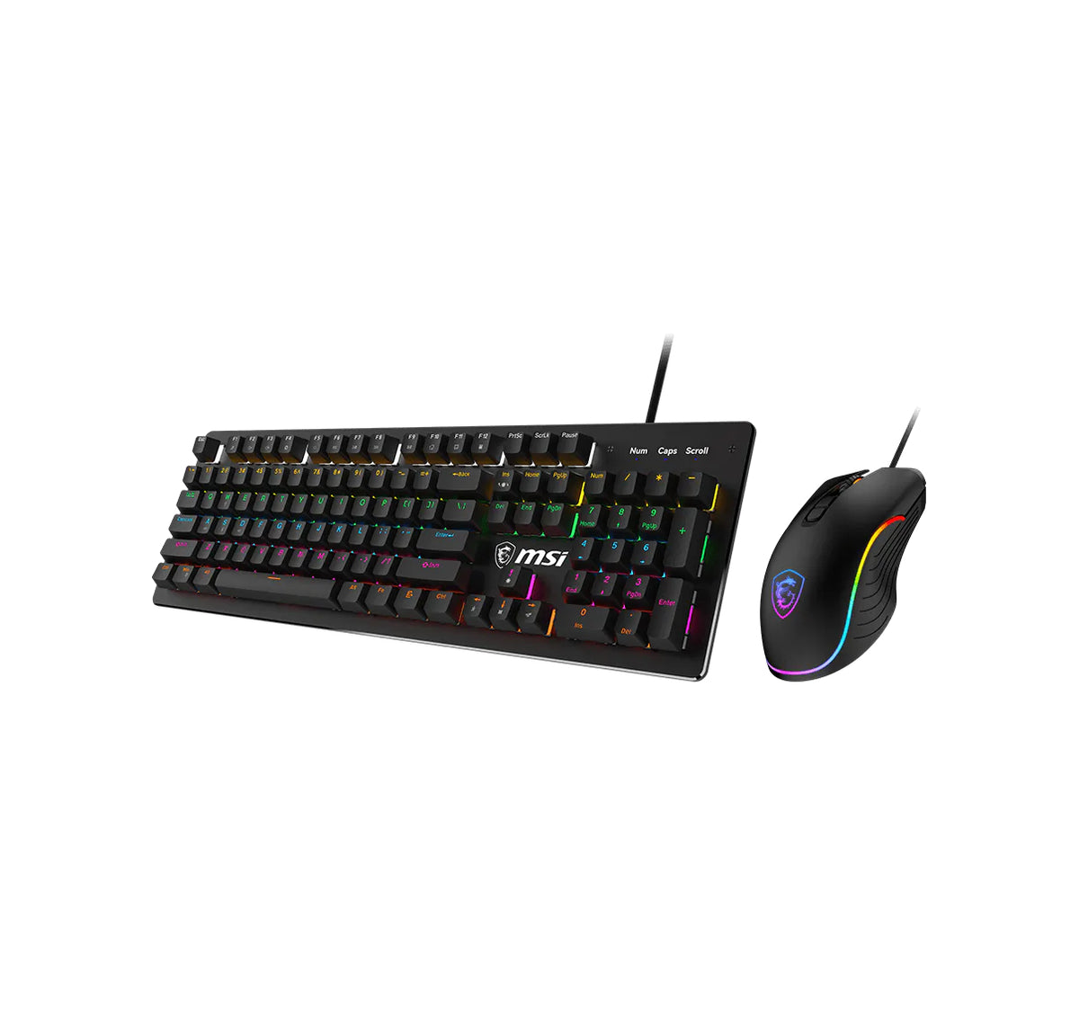 Combo Teclado/Mouse MSI Forge GK300 Mecanico | USB | Blue Switches