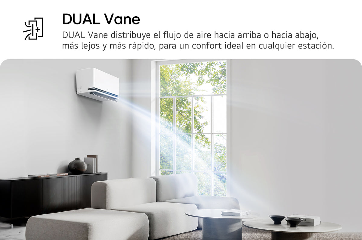 Aire Acondicionado LG DUALCOOL VF122C31 | Inverter | 12000 BTU | ThinQ