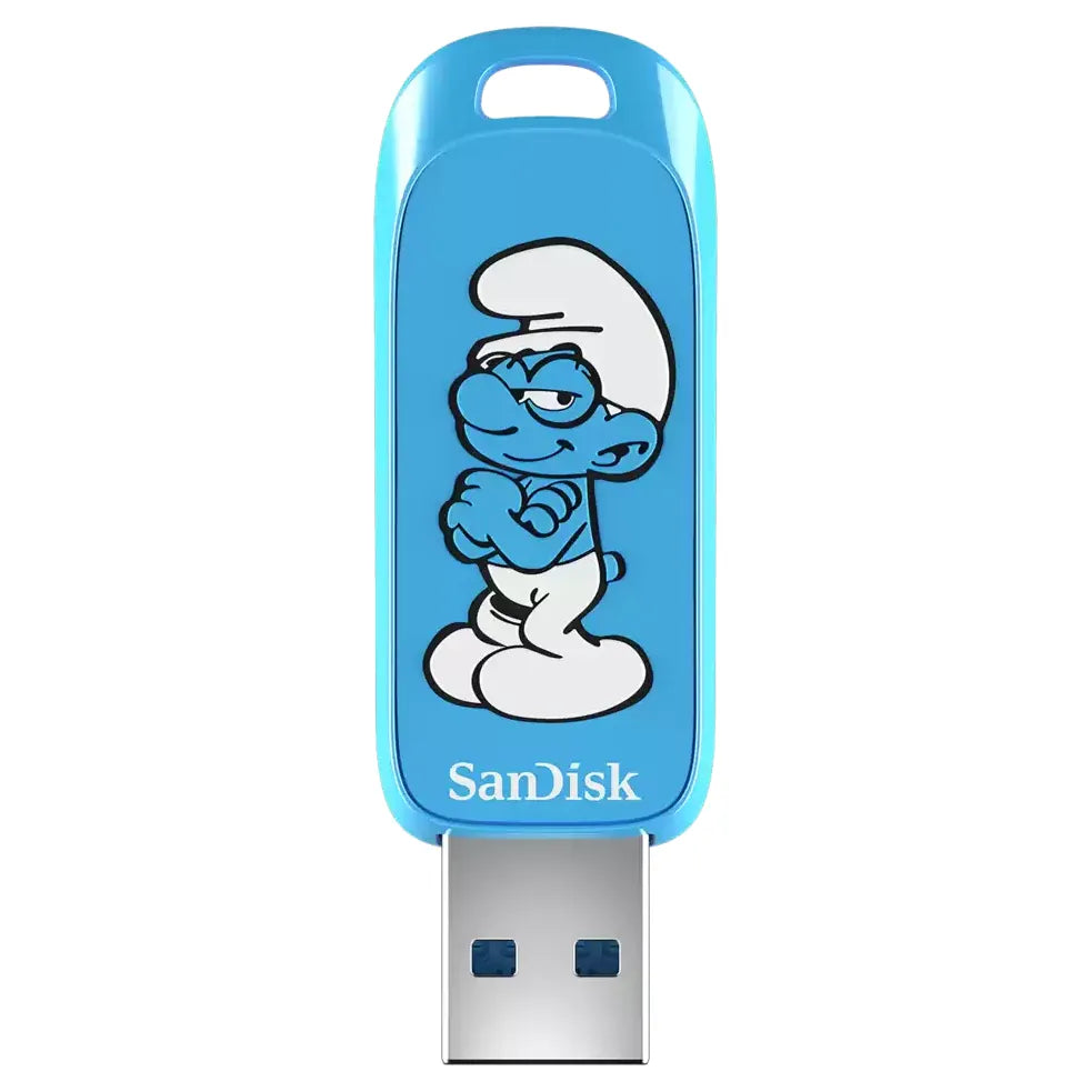 Memoria USB SanDisk edición limitada Los Pitufos