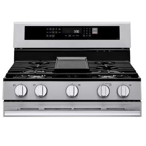 Estufa a Gas LG LRGN6325X | 30" | InstaView | Air Fryer | True Convection | Easy Clean | ThinQ
