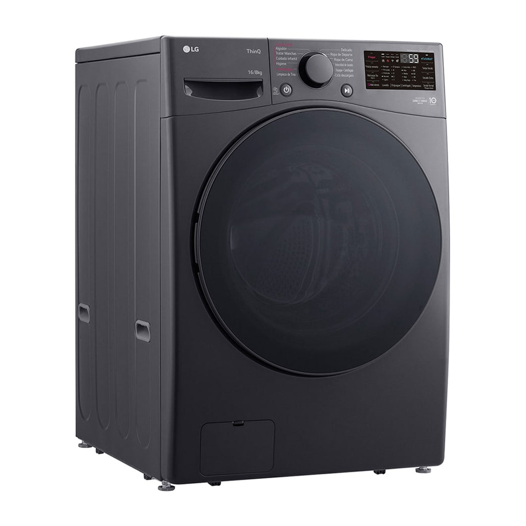 Lavadora y Secadora Eléctrica LG WD16MG2S6P.AESELAT | 16KG | ThinkQ | Carga Frontal